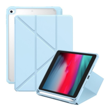 Baseus Apple iPad Mini 4 / iPad Mini (2019), mappa tok, Apple Pencil tartóval, Origami Smart Case, Baseus Minimalist, világoskék tablet tok