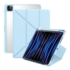 Baseus Apple iPad Pro 11 (2020 / 2021 / 2022), mappa tok, Apple Pencil tartóval, Origami Smart Case, Baseus Minimalist, világoskék tablet tok