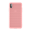Baseus BV 2. generációs szilikon telefonvédő (fonott minta) RÓZSASZÍN [Apple iPhone XS 5.8] (WIAPIPH58-BV04)