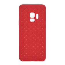 Baseus BV szilikon telefonvédő (fonott minta) PIROS [Samsung Galaxy S9 (SM-G960)] tok és táska