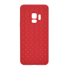 Baseus BV szilikon telefonvédő (fonott minta) PIROS [Samsung Galaxy S9 (SM-G960)] (WISAS9-BV09)