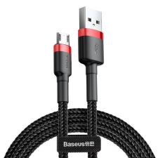 Baseus Cafule 1,5A 2 m-es USB-Micro USB-kábel (piros-fekete) kábel és adapter