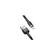 Baseus Cafule kábel USB / Lightning QC3.0 2m, szürke kábel és adapter