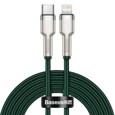 Baseus Cafule Series USB-C apa 2.0 - Lightning apa Adat és töltőkábel - Zöld (2m) kábel és adapter