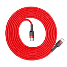 Baseus Cafule USB-C töltőkábel 60W 2m piros (CATKLF-H09) (CATKLF-H09) - Adatkábel kábel és adapter
