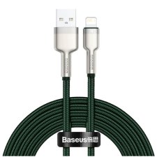 Baseus Cafule USB-Lightning kábel, 2.4A, 2m, zöld (CALJK-B06) (CALJK-B06) kábel és adapter