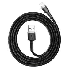 Baseus Cafule USB / Lightning töltőkábel 2 m szürke-fekete (CALKLF-CG1) kábel és adapter