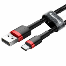  Baseus CATKLF-A91 Cafule 3A USB-USB-C kábel 0,5m Black kábel és adapter