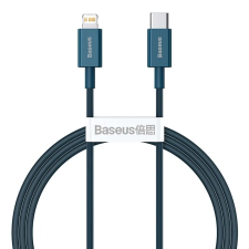 Baseus CATLYS-A03 Lightning kábel 1 M Kék kábel és adapter