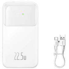 Baseus Comet Power Bank 10000mAh 22.5W fehér power bank