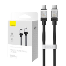 Baseus CoolPlay USB-C - USB-C kábel 100W 1m fekete (CAKW000201) (CAKW000201) kábel és adapter