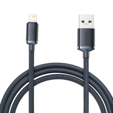 Baseus Crystal Shine USB-Lightning töltőkábel , 2,4A, 2m, fekete (CAJY000101) (CAJY000101) kábel és adapter