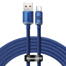 Baseus Crystal Shine USB USB-C Cable 100W 2m Blue kábel és adapter