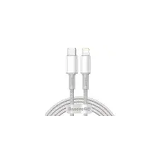 Baseus Data kábel USB-C / Lightning PD 20W 2m, fehér kábel és adapter
