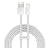 Baseus Dynamic USB- Lightning kábel, 2.4A, 2m, fehér (CALD000502) (CALD000502)