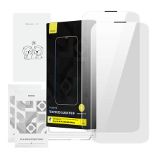 Baseus Edzett üveg Baseus CorningiPhone 13 Pro Max / 14 Plus beépített porszűrő mobiltelefon kellék