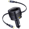 Baseus Enjoyment Max CarCharger Baseus C+C & U+C Ports90W Black (C00035507121-03)
