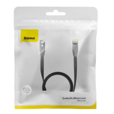 Baseus Ethernet RJ45 hálózati kábel, 1Gbps, 1.5m (Fekete) kábel és adapter