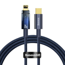 Baseus Explorer USB-C-Lightning kábel 20 W 1m kék (CATS000003) kábel és adapter