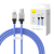 Baseus Fast Charging cable Baseus USB-A to Lightning Coolplay Series 1m, 2.4A (white)