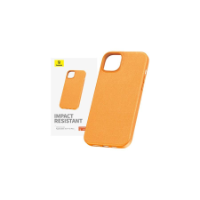 Baseus Fauxther Series telefontok iPhone 15 Plus (narancssárga) tok és táska