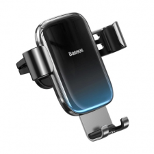 Baseus Glaze Gravity autós telefontartó ventilációs rácsba, fekete mobiltelefon kellék