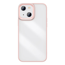 Baseus Glitter átlátszó tok iPhone 13 Pro Max készülékhez (rózsaszín) tok és táska