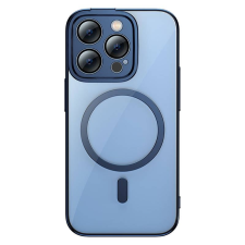 Baseus Glitter iPhone 14 Pro Max Átlátszó mágneses tok és üvegfólia kék (ARMC010703) (ARMC010703) tok és táska