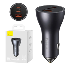 Baseus Golden Contactor Pro Car Charger Black CGJP010013 mobiltelefon kellék