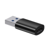 Baseus INGENUITY adapter (USB - Type-C aljzat, OTG, adatátvitel és töltés) FEKETE