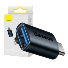Baseus Ingenuity USB-C – USB-A OTG adapter (kék) kábel és adapter