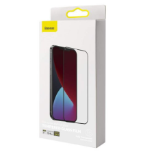Baseus iPhone 12mini 0,25mm kijelzővédő üvegfólia 2db (Fekete) mobiltelefon kellék