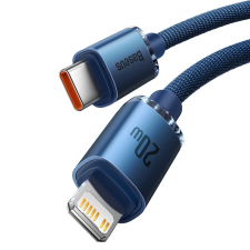Baseus kábel type-c Apple lightning 20W -os áramszállítás kristály csillogású cajy000303 kék mobiltelefon kellék