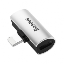 Baseus L46 Lightning - 2x Lightning audioadapter ezüst-fekete (CAL46-S1) (CAL46-S1) kábel és adapter