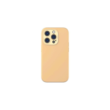 Baseus Liquid Silica iPhone 14 Pro Max Tok, üvegfólia és tisztító készlet (sárga) tok és táska