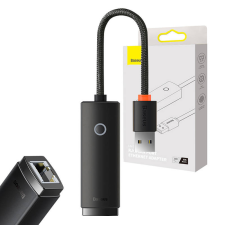 Baseus Lite Series USB – RJ45 hálózati adapter, 100Mbps (fekete) kábel és adapter