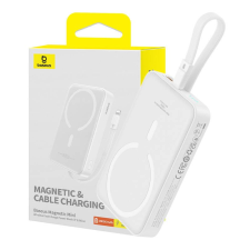 Baseus Magnetic Mini Powerbank 10000mAh 20W fehér (P10022109223-00) (P10022109223-00) power bank