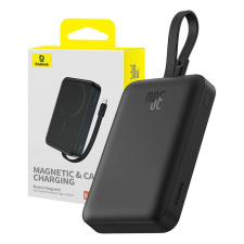 Baseus Magnetic Mini Powerbank 10000mAh 30W fekete (P1002210B113-00) (P1002210B113-00) power bank