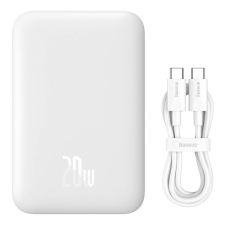 Baseus Magnetic Power Bank 6000mAh - Fehér power bank