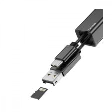 Baseus Pendant kártyaolvasó + USB-C töltő kábel fekete (ACDKQ-HG01) (ACDKQ-HG01) hub és switch