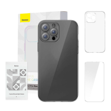 Baseus Phone case Baseus Crystal Clear for 12 Pro Max (transparent) tok és táska