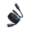 Baseus PICOGO adatkábel (Type-C - Type-C, 240W, PD gyorstöltő, mágneses, 100cm) FEKETE