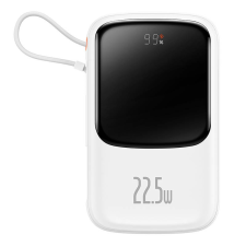 Baseus Powerbank Baseus Qpow PRO with cable, 10000mAh, 22.5W (White) power bank