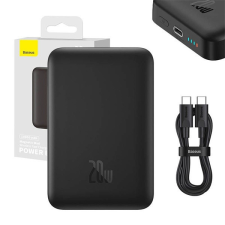 Baseus PPCX070001 Magnetic Mini 10000mAh fekete powerbank power bank