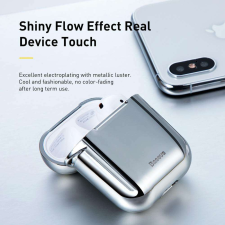 Baseus Shining Hook AirPods tok – ezüst tok és táska