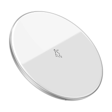 Baseus Simple vezeték nélküli töltő, 15W, fehér (WXJK-B02) (WXJK-B02) mobiltelefon kellék