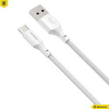Baseus Simple Wisdom USB-A - USB-C kábel 2db 1.5m fehér kábel és adapter