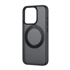 Baseus SkyRing Magnetic Stand hátlaptok + edzett üveg + tisztító szett iPhone 13 Pro fekete tok és táska