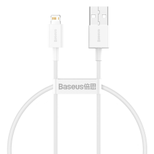Baseus Superior Series Fast Charging Data Cable USB-A apa - Lightning apa 2.0 Adat és töltőkábel - Fehér (0.25m) kábel és adapter
