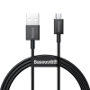 Baseus Superior Series USB-Micro USB kábel, 2A, 1m, fekete (CAMYS-01) (CAMYS-01)